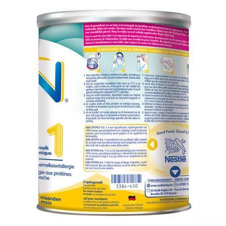 Nan Ha 1 Lait Poudre 800 gr  -  Nestle