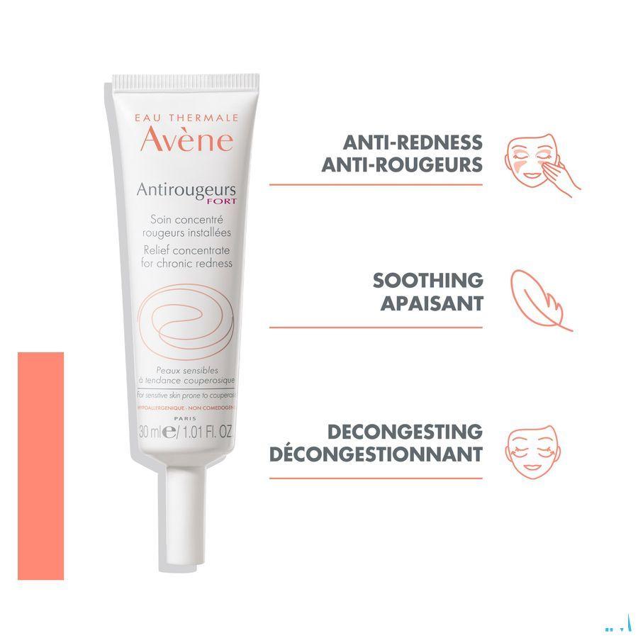 Avene Antirougeurs Fort Geconcentr.verzorg.creme 30 ml  -  Avene