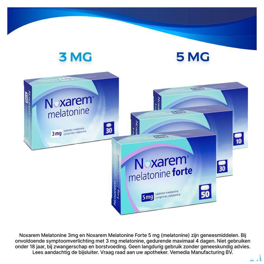 Noxarem Melatonine Forte 5 mg Tabl 50