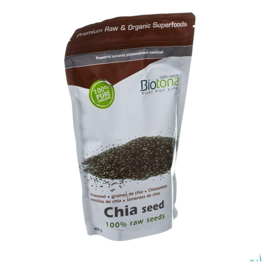 Biotona Black Chia Raw Seed 400 gr  -  Keypharm