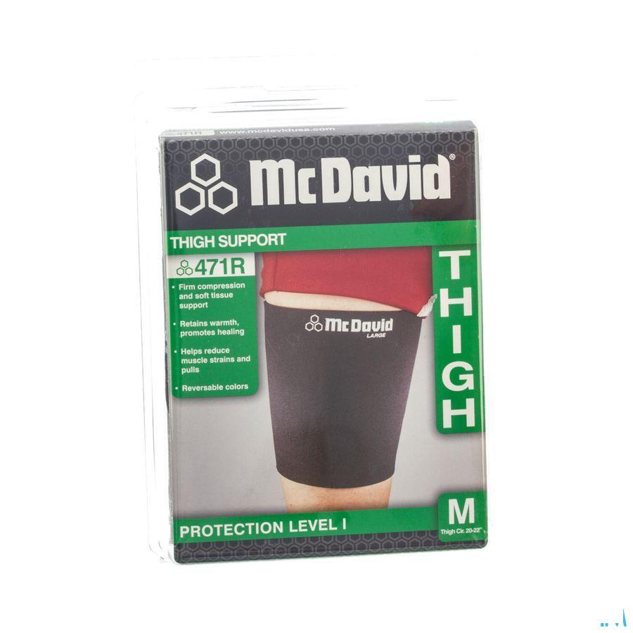 Mcdavid Tigh Support Black/scarlet M 471