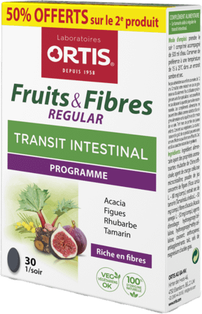 Ortis Vruchten & Vezels Regular Tabletten 2x30  -  Ortis