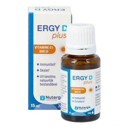 Ergy D Plus Flacon 15 ml  -  Lab. Nutergia