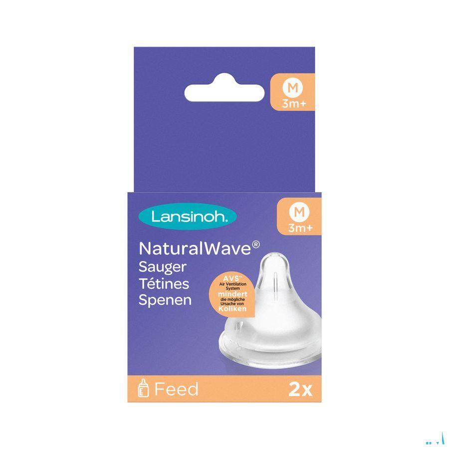 Lansinoh Natural Wave Tetine Medium 2  -  Lansinoh Laboratories