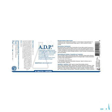 Biotics A.D.P. (Anti Dysbiosis Product) 60 comprimés  -  Energetica Natura