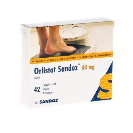 Orlistat Sandoz Harde Capsule 42 X 60 mg 