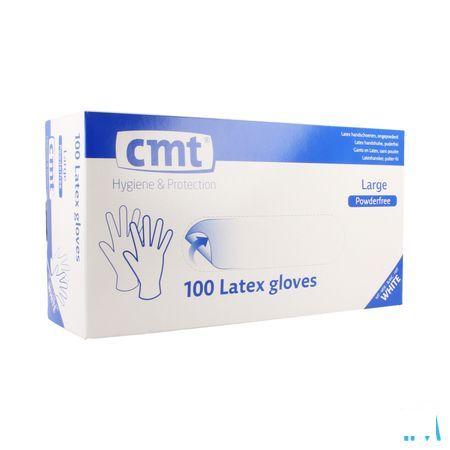 Cmt Handschoenen Latex Wit Lp S 100  -  Infinity Pharma