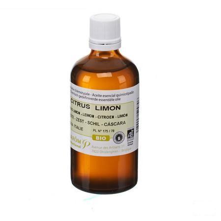 Citron Zeste Bio Huile Essentielle 100 ml  -  Pranarom