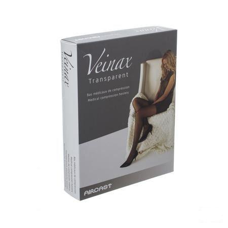 Veinax Collant Transparent 2 Long Noir Taille 1