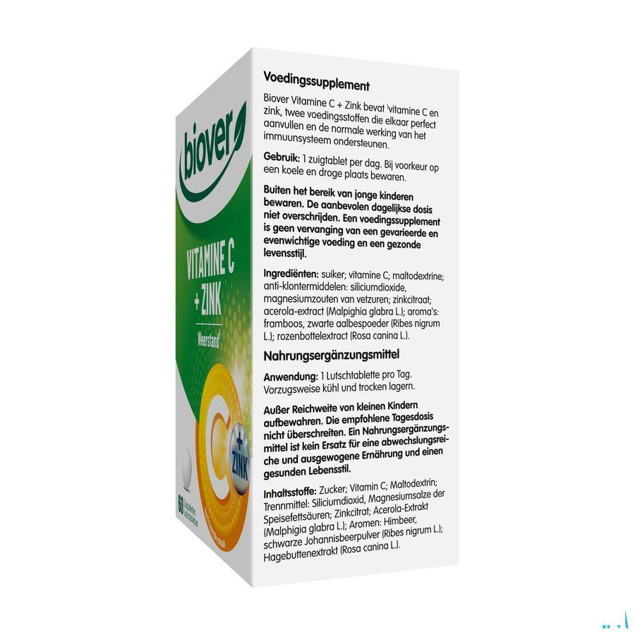 Biover Vitamine C + Zink Comp 60