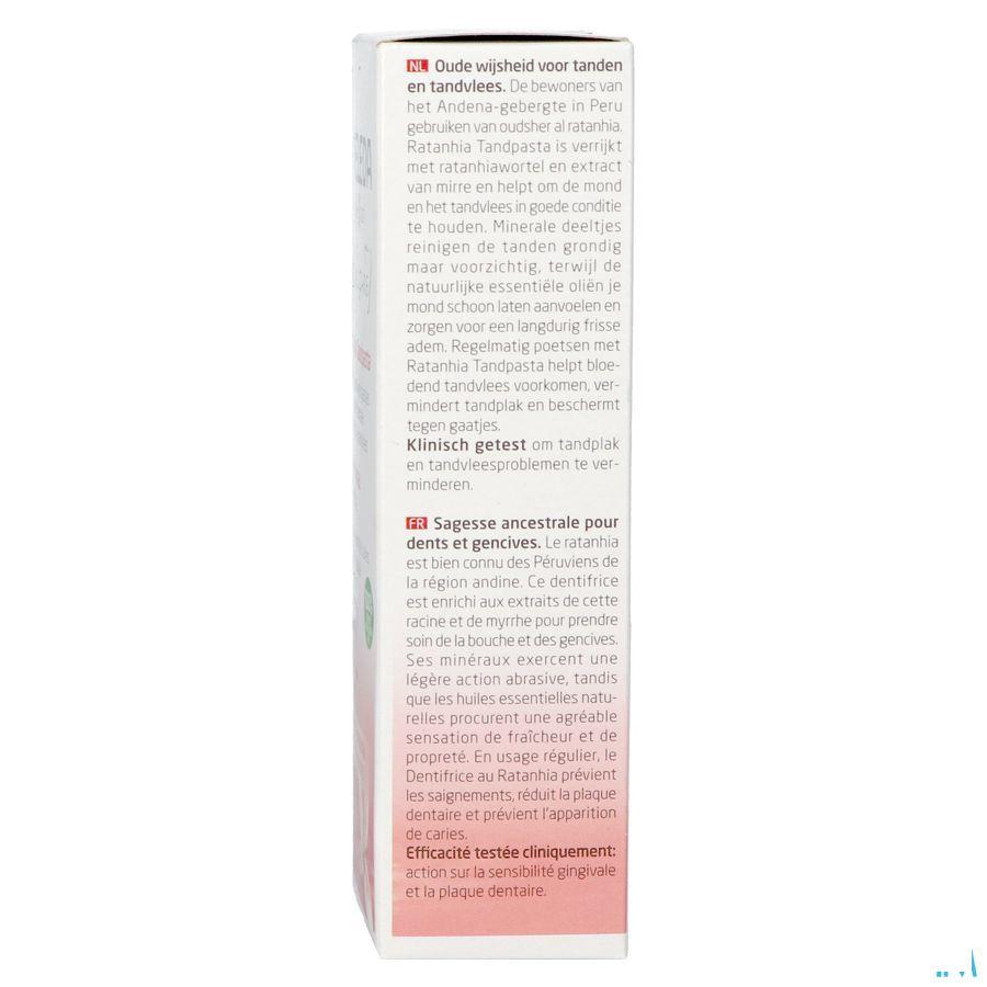 Weleda Tandpasta Ratanhia Roos 75 ml  -  Weleda