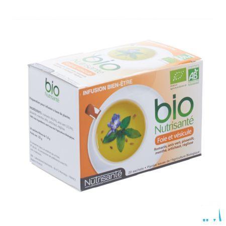 Infusie Bio Lever En Blaas Zakje 20  -  Nutrisante