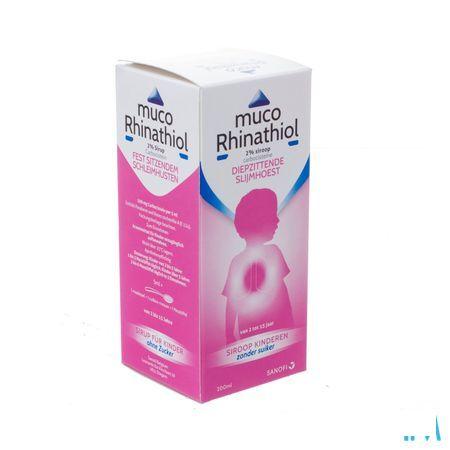 Muco Rhinathiol 2% Siroop Inf zonder suiker 200 ml