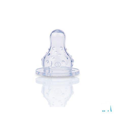Nuby Antikoliek Speen Voor Standaard Halsfles 1.2.3 Flow 0m +   -  New Valmar