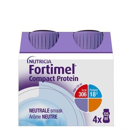 Fortimel Compact Protein Neutre 4x125 ml  -  Nutricia