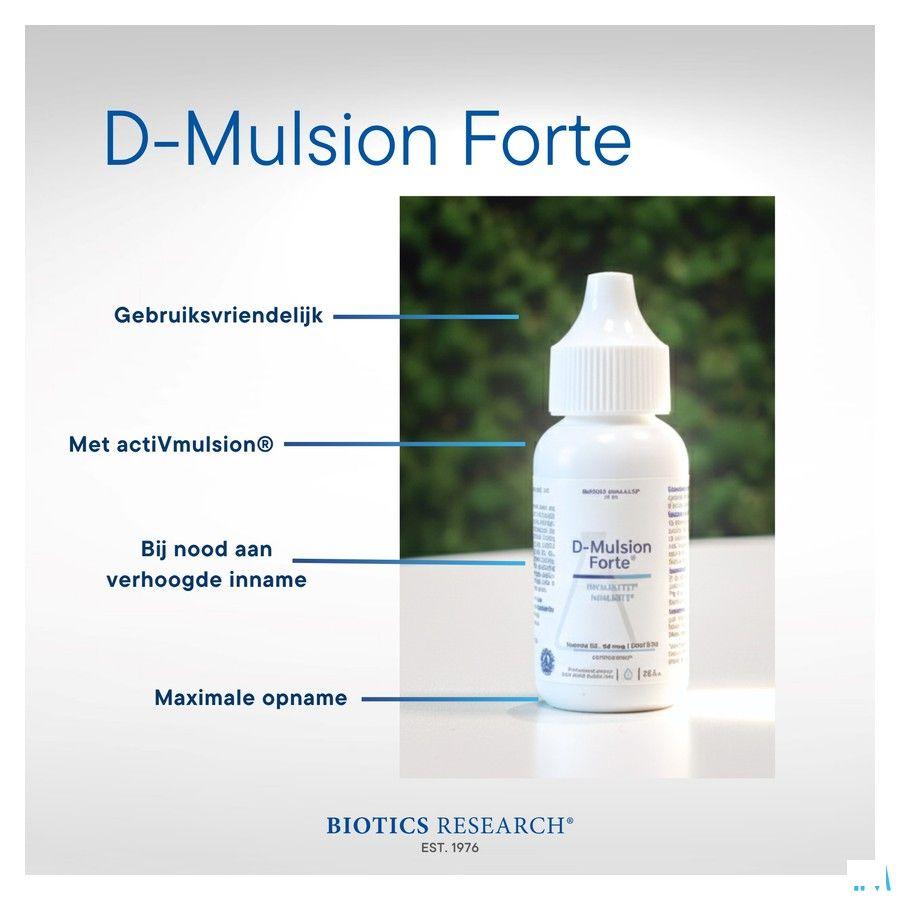 Biotics D-Mulsion Forte (Vitamine D) 29.6 ml  -  Energetica Natura