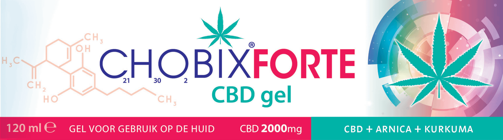 Chobix Forte Gel Cbd 2000 mgx120 ml
