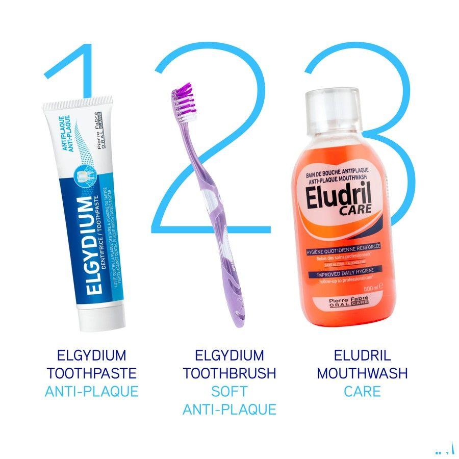 Elgydium Tandpasta A/Plak Tube 75 ml