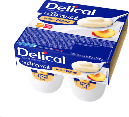 Delical Le Brasse Perzik 4 x 200 gr