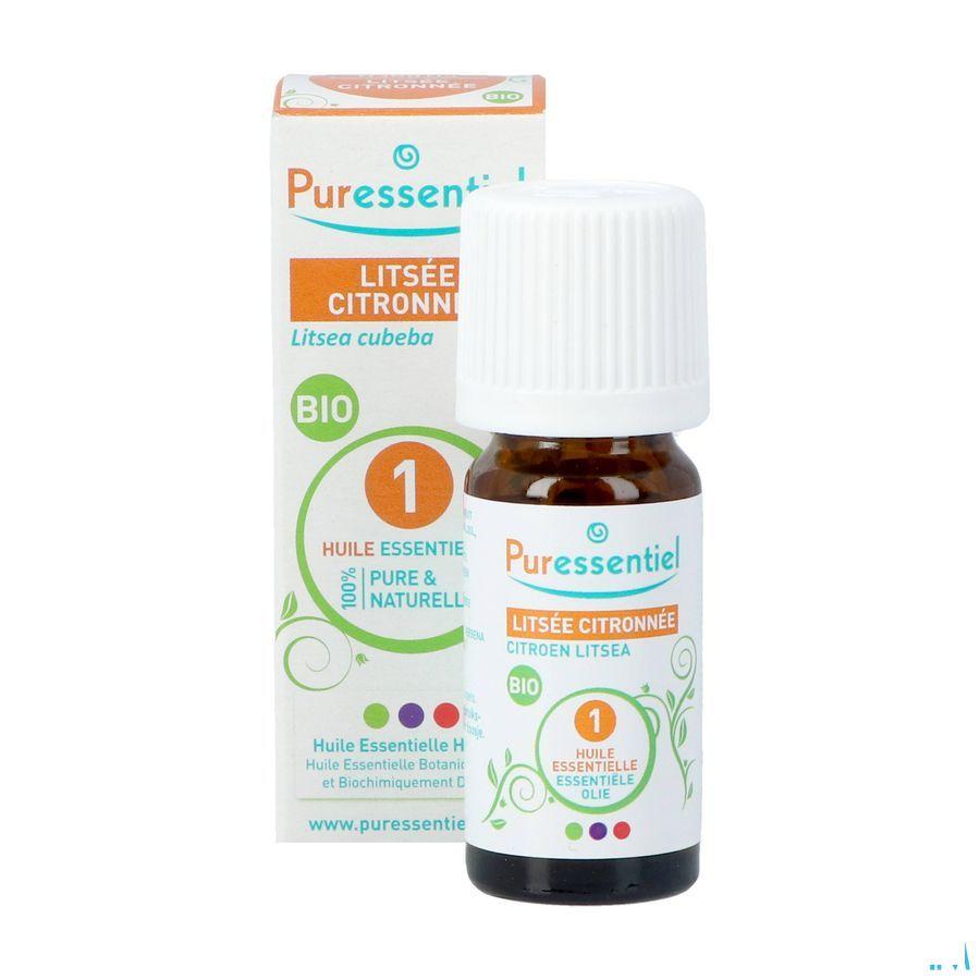 Puressentiel Eo Citroen Litsea Bio Essentiele Olie 10 ml  -  Puressentiel