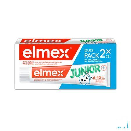 Elmex A/Caries Junior Tandpasta 6-12J Tube 2 x 75 ml
