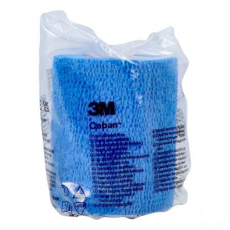Coban Zelfhecht.Windel Blauw 7,5Cmx4,5M 1