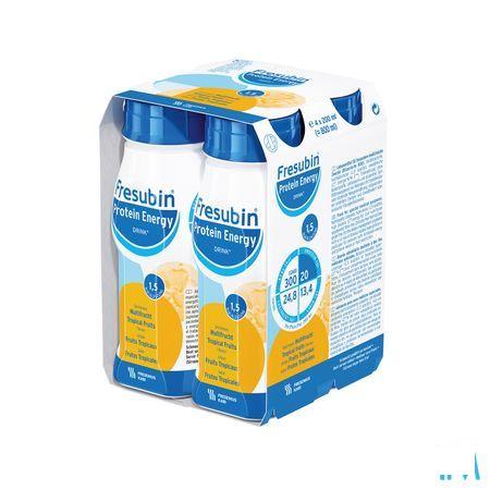 Fresubin Protein Energy Drink 200 ml Fruits Tropicaux/tropische Vruchten  -  Fresenius