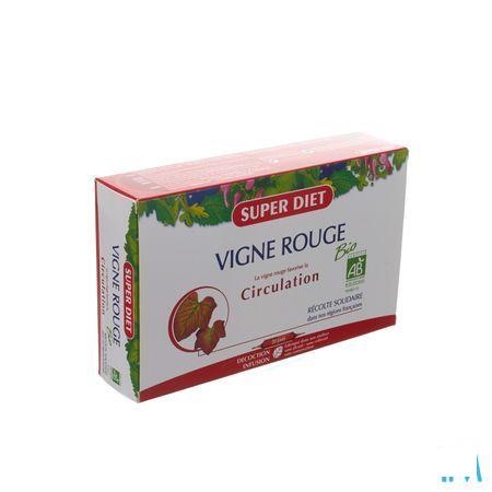 Super Diet Rode Wingerd Bio Circulatie Ampullen 20x15 ml  -  Superdiet Laboratoires