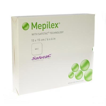 Mepilex Pansement Mousse Sil Abs Ster 15x15cm 5 294300  -  Molnlycke Healthcare