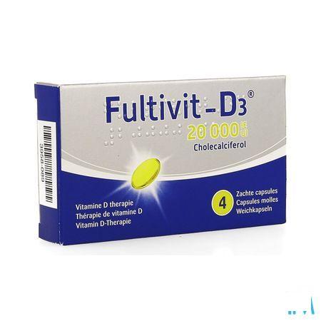 Fultivit-d3 20000IECapsule Zacht 4  -  EG
