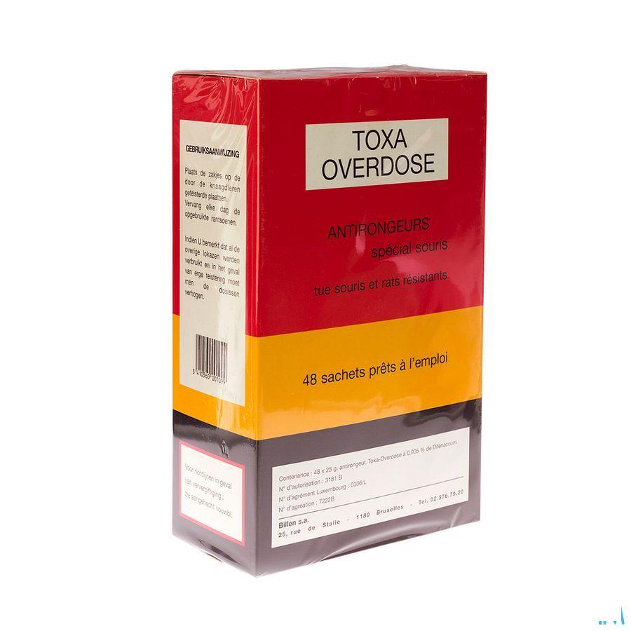 Toxa Overdose Souricide 48 X 25 gr
