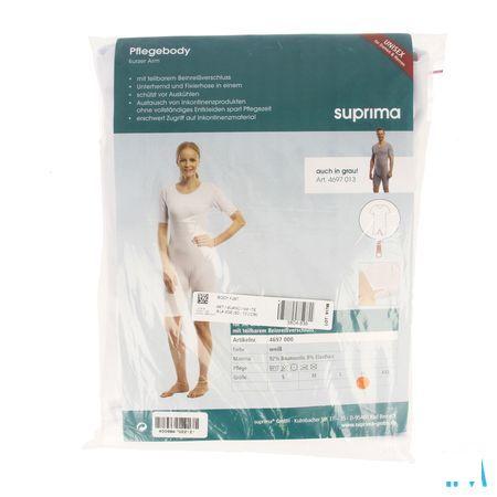 Suprima 4697 Body Korte Mouw+Benenrits Wit Xl  -  Bota