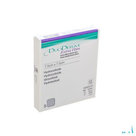 Duoderm Extra Dun Verband Hydro 7,5cmx7,5cm 5 H7951  -  Convatec