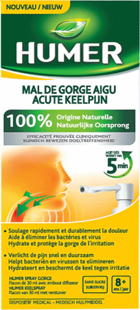 Humer Pharyngite Keelspray 30 ml  -  Urgo Healthcare