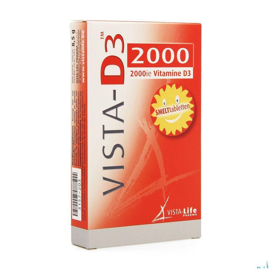 Vista D3 2000 Smelttabletten 60 