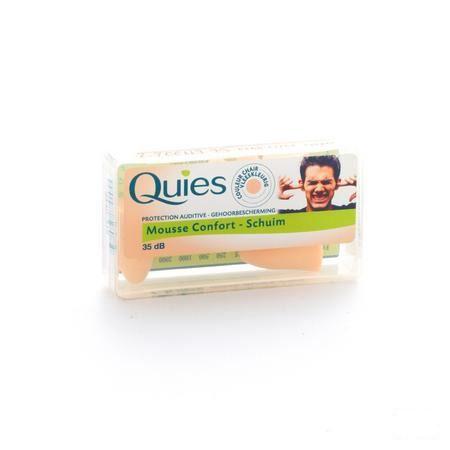 Quies Oordoppen Mousse Huidkleur 3 Paar  -  Quies