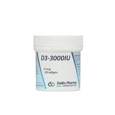 D3 3000 Iu Capsule 120  -  Deba Pharma