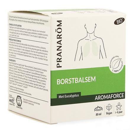 Aromaforce Bio Borstbalsem Tube 80 ml  -  Pranarom