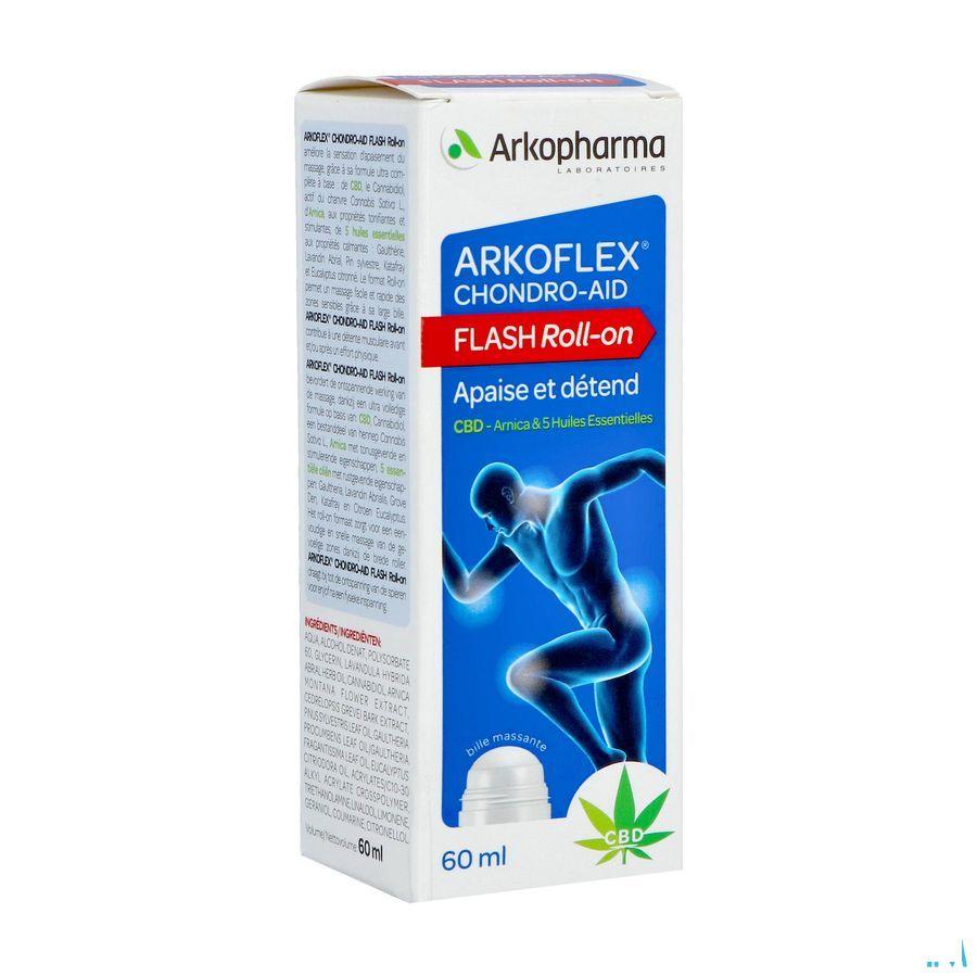 Arkoflex Chondro-Aid Flash Roll On Tube 60ml  -  Arkopharma 