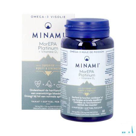 Minami Morepa Platinum + Vit D3 Caps 60  -  Nestle