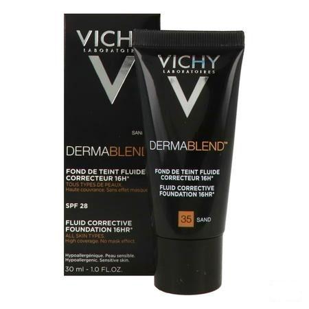 Vichy Fdt Dermablend Fluide 35 Sand 30 ml  -  Vichy
