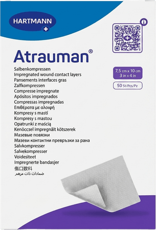 Atrauman Ster 7,5cmx10cm 50 4995537  -  Hartmann