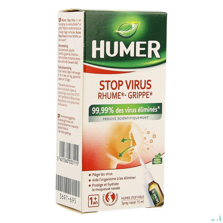 Humer Stop Virus Neusspray 15 ml  -  Urgo Healthcare