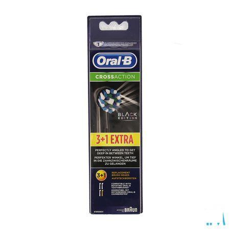 Oral-B Refill Crossaction Black 3+1