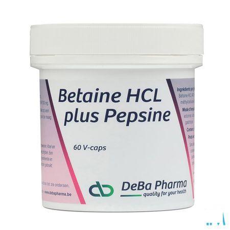 Betaine Hcl + Pesine V-Capsule 60  -  Deba Pharma