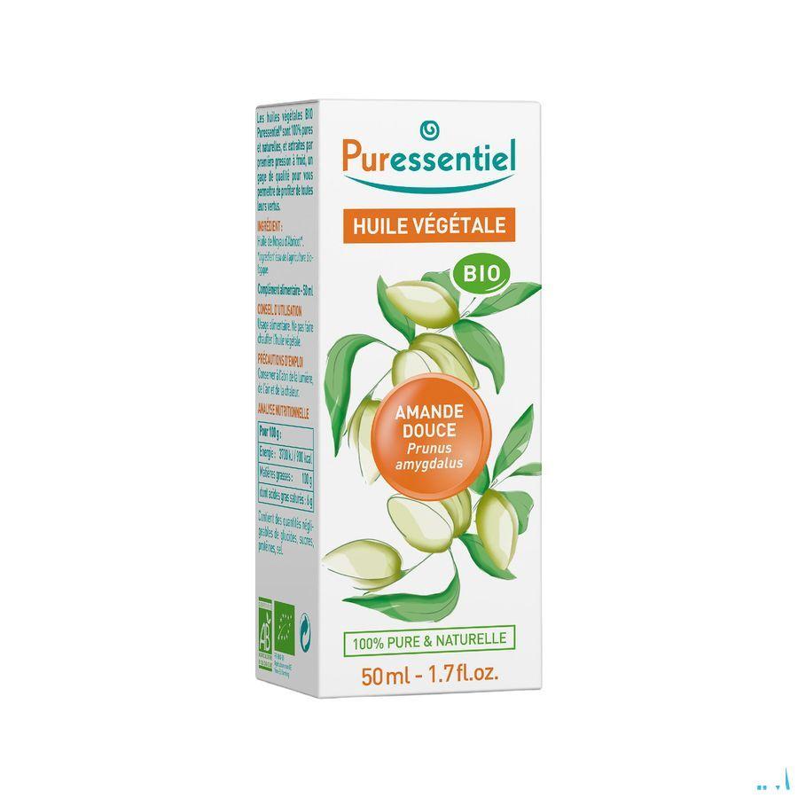 Puressentiel Huile Vegetale Bio Amande Douce 50 ml  -  Puressentiel
