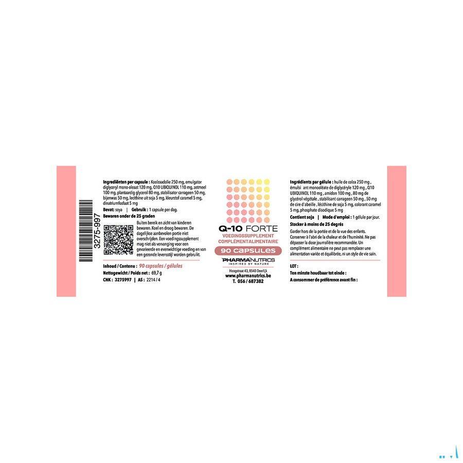 Q10 Forte Capsule 90x100 mg Pharmanutrics  -  Pharmanutrics