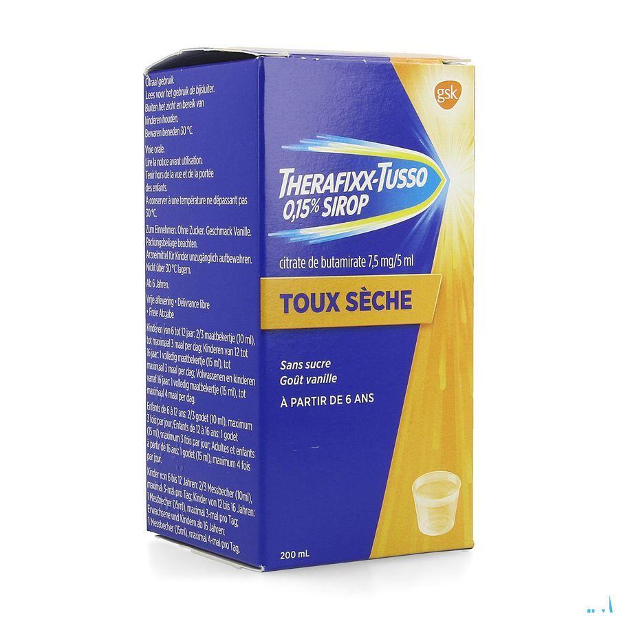 Therafixx-Tusso 0,15% Sirop 200 ml