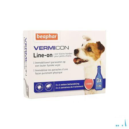 Beaphar Vermicon Line-On Kleine Hond 3X1,5ml