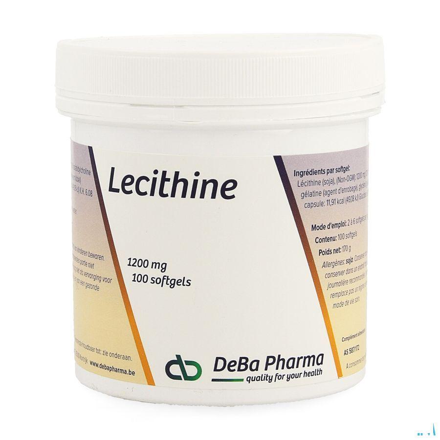 Lecithine Capsule 100x1200 mg  -  Deba Pharma